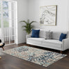 Mediterranean Lattice Collection Area Rug - Santorini (Multi Gray Blue) Rectangle Multi Gray Blue  lifestyle 26