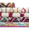 Mediterranean Lattice Collection Area Rug -  Casablanca (Ivory Multi) Round Ivory Multi  lifestyle 12