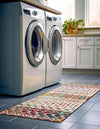 Mediterranean Lattice Collection Area Rug -  Casablanca (Ivory Multi) Runner Ivory Multi  lifestyle 13