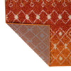 Mediterranean Lattice Collection Area Rug - Santorini (Orange and Red) Rectangle Orange and Red  lifestyle 18