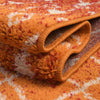 Mediterranean Lattice Collection Area Rug - Santorini (Orange and Red) Oval Orange and Red  lifestyle 23