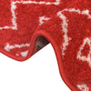 Mediterranean Lattice Collection Area Rug - Santorini (Burgundy Red) Oval Burgundy Red  lifestyle 20