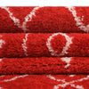 Mediterranean Lattice Collection Area Rug - Santorini (Burgundy Red) Oval Burgundy Red  lifestyle 24