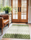 Mediterranean Lattice Collection Area Rug -  Casablanca (Ivory Green) Rectangle Ivory Green  lifestyle 10