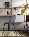 Mediterranean Lattice Collection Area Rug -  Casablanca (Ivory Green) Runner Ivory Green  lifestyle 43