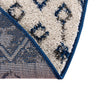 Mediterranean Lattice Collection Area Rug -  Casablanca (Ivory Navy Blue) Round Ivory Navy Blue  lifestyle 7