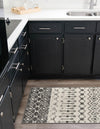 Mediterranean Lattice Collection Area Rug -  Casablanca (Ivory and Gray) Runner Ivory and Gray  lifestyle 40