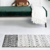 Mediterranean Lattice Collection Area Rug -  Casablanca (Ivory and Gray) Runner Ivory and Gray  lifestyle 16
