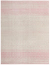 Mediterranean Lattice Collection Area Rug -  Casablanca (Ivory and Pink) Rectangle Ivory and Pink Main