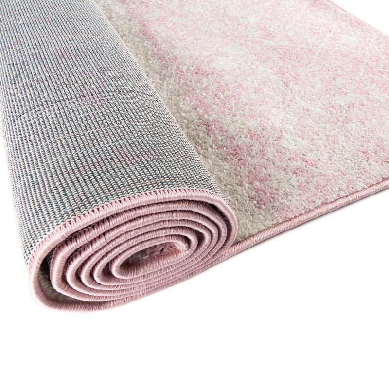 Mediterranean Lattice Collection Area Rug -  Casablanca (Ivory and Pink) Rectangle Ivory and Pink  lifestyle 20
