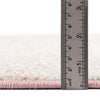 Mediterranean Lattice Collection Area Rug -  Casablanca (Ivory and Pink) Oval Ivory and Pink  lifestyle 14