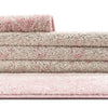 Mediterranean Lattice Collection Area Rug -  Casablanca (Ivory and Pink) Oval Ivory and Pink  lifestyle 23