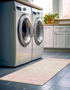 Mediterranean Lattice Collection Area Rug -  Casablanca (Ivory and Pink) Runner Ivory and Pink  lifestyle 30