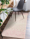 Mediterranean Lattice Collection Area Rug -  Casablanca (Ivory and Pink) Runner Ivory and Pink  lifestyle 40