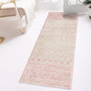 Mediterranean Lattice Collection Area Rug -  Casablanca (Ivory and Pink) Runner Ivory and Pink  lifestyle 13