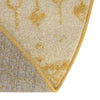Mediterranean Lattice Collection Area Rug -  Casablanca (Ivory and Yellow) Oval Ivory and Yellow  lifestyle 16