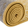 Mediterranean Lattice Collection Area Rug -  Casablanca (Ivory and Yellow) Oval Ivory and Yellow  lifestyle 19