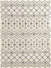 Berber Lattice Shag Collection Area Rug - Atlas (Ivory) Rectangle Ivory Main
