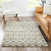 Berber Lattice Shag Collection Area Rug - Atlas (Ivory) Rectangle Ivory  lifestyle 14