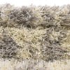 Berber Lattice Shag Collection Area Rug - Atlas (Ivory) Round Ivory  lifestyle 68