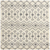 Berber Lattice Shag Collection Area Rug - Atlas (Ivory) Square Ivory Main