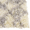 Berber Lattice Shag Collection Area Rug - Atlas (Ivory) Runner Ivory  lifestyle 5