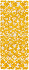 Berber Lattice Shag Collection Area Rug - Atlas (Yellow) Runner Yellow Main