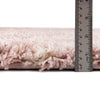 Berber Lattice Shag Collection Area Rug - Atlas (Light Pink) Oval Light Pink  lifestyle 68