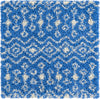 Berber Lattice Shag Collection Area Rug - Atlas (Periwinkle Blue) Square Periwinkle Blue Main