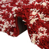 Berber Lattice Shag Collection Area Rug - Atlas (Burgundy Red) Runner Burgundy Red  lifestyle 76