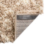 Berber Lattice Shag Collection Area Rug - Atlas (Light Brown) Round Light Brown  lifestyle 77