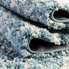 Berber Lattice Shag Collection Area Rug - Atlas (Light Blue) Square Light Blue  lifestyle 67