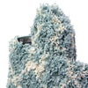 Berber Lattice Shag Collection Area Rug - Atlas (Light Blue) Square Light Blue  lifestyle 69
