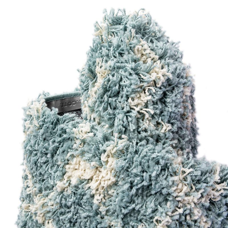 Berber Lattice Shag Collection Area Rug - Atlas (Light Blue) Square Light Blue  lifestyle 69
