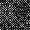 Trellis Haven Collection Area Rug - Soho (Black and White) Square Black and White  lifestyle 11
