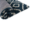 Lattice Loft Shag Collection Area Rug - Soho (Navy Blue) Runner Navy Blue  lifestyle 10