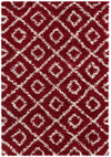 Trellis Haven Collection Area Rug - Soho (Burgundy Red) Rectangle Burgundy Red  lifestyle 2