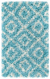 Trellis Haven Collection Area Rug - Soho (Aqua) Rectangle Aqua  lifestyle 2