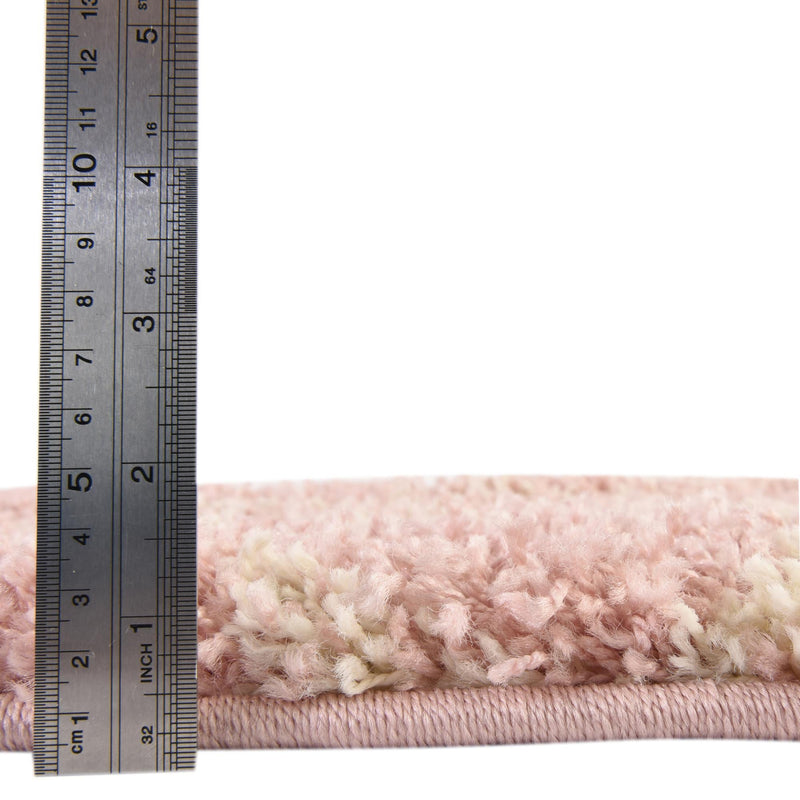 Lattice Loft Shag Collection Area Rug - Chelsea (Light Pink) Rectangle Light Pink  lifestyle 4