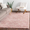 Lattice Loft Shag Collection Area Rug - Chelsea (Light Pink) Rectangle Light Pink  lifestyle 15