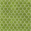 Lattice Loft Shag Collection Area Rug - Chelsea (Green) Square Green Main