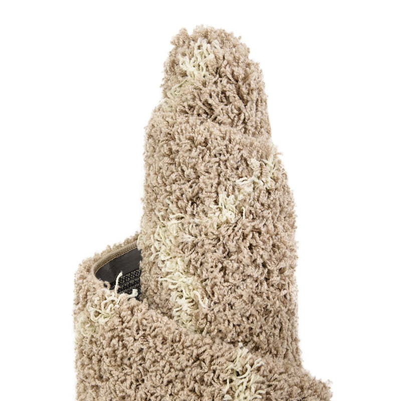 Lattice Loft Shag Collection Area Rug - Chelsea (Light Brown) Rectangle Light Brown  lifestyle 10