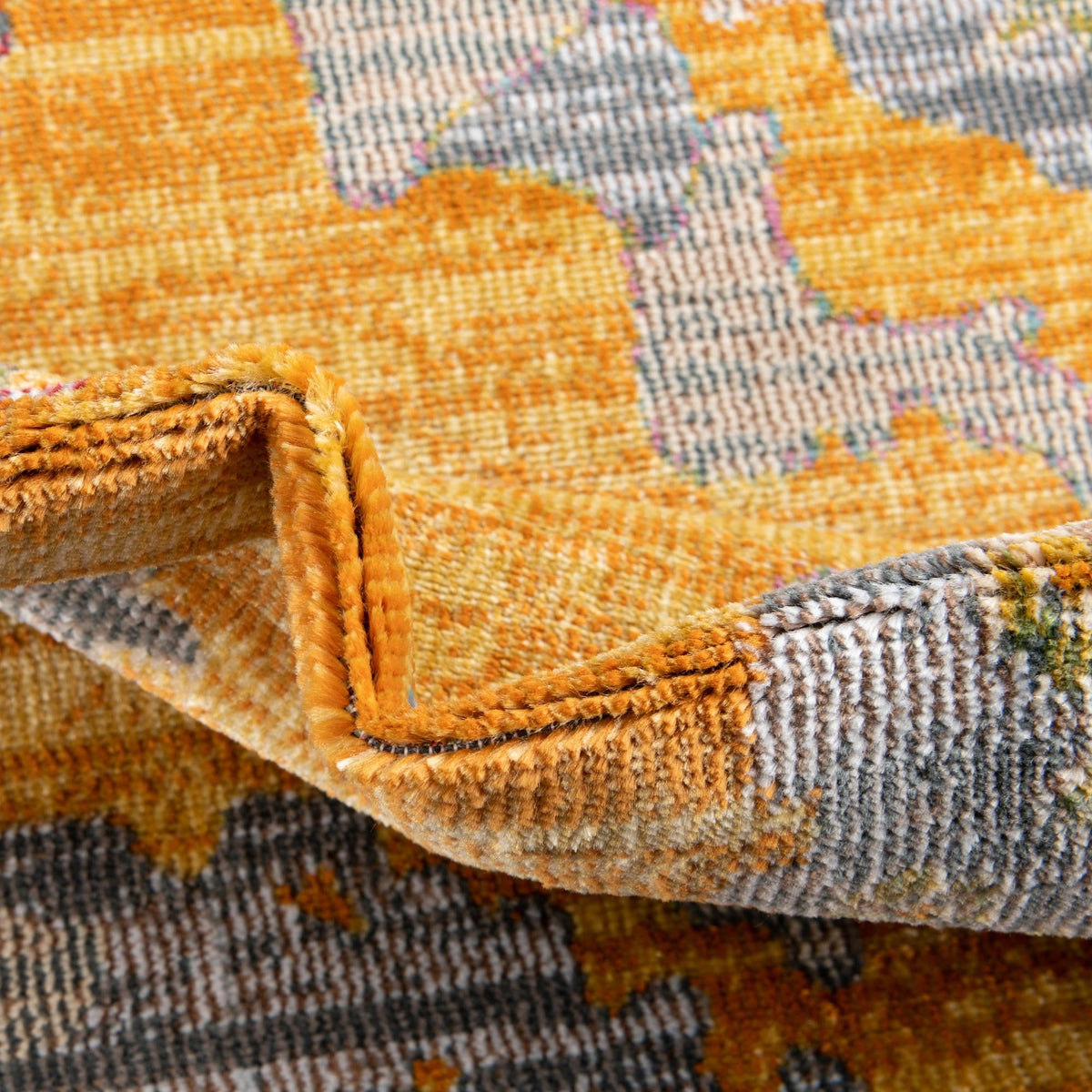 Arcadia Rugs Collection Area Rug - Eden (Yellow) Rectangle Yellow  lifestyle 7