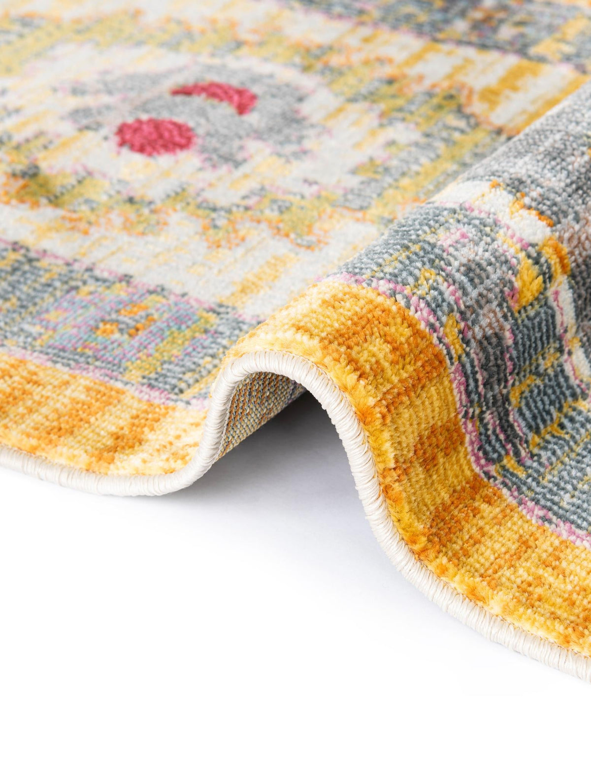Arcadia Rugs Collection Area Rug - Eden (Yellow) Rectangle Yellow  lifestyle 9