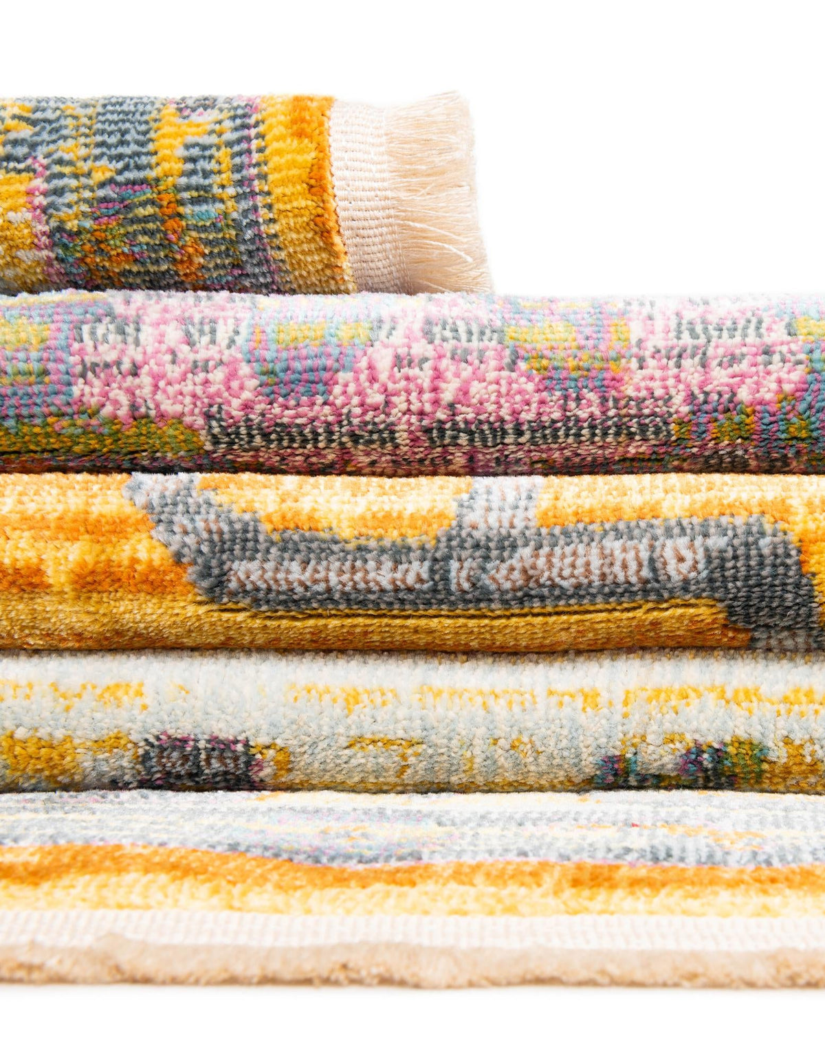 Arcadia Rugs Collection Area Rug - Eden (Yellow) Rectangle Yellow  lifestyle 13