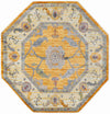 Arcadia Rugs Collection Area Rug - Eden (Yellow) Octagon Yellow  lifestyle 53