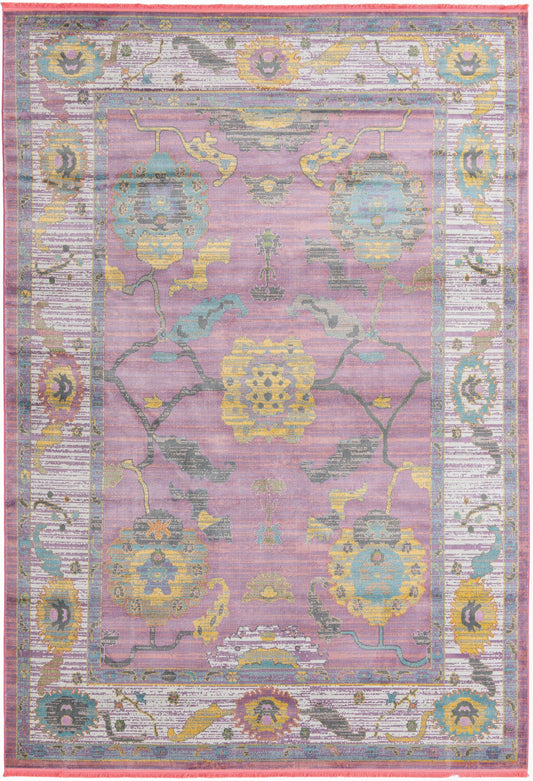 Arcadia Rugs Collection Area Rug - Eden (Pink) Rectangle Pink  lifestyle 2