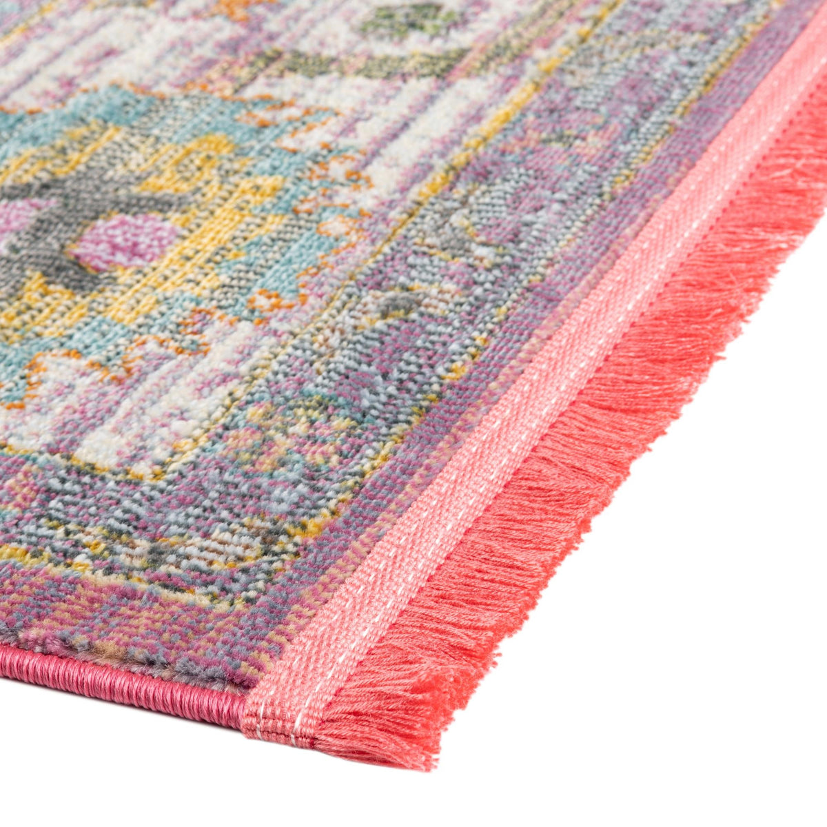 Arcadia Rugs Collection Area Rug - Eden (Pink) Rectangle Pink  lifestyle 7