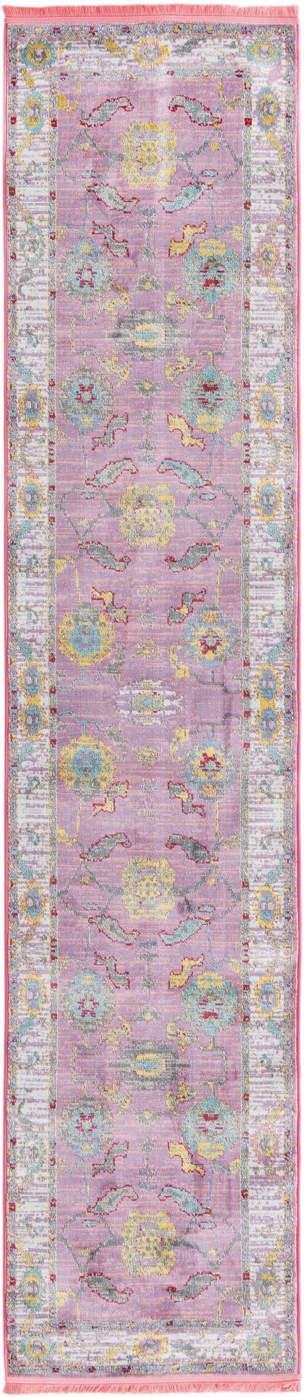 Arcadia Rugs Collection Area Rug - Eden (Pink) Runner Pink  lifestyle 40