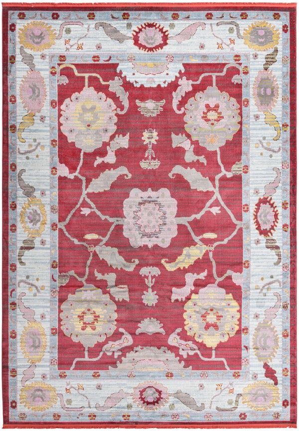 Arcadia Rugs Collection Area Rug - Eden (Red) Rectangle Red Main